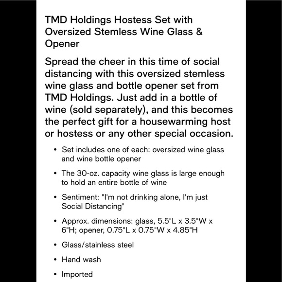 Oversized wine glass - Picture 9 of 9